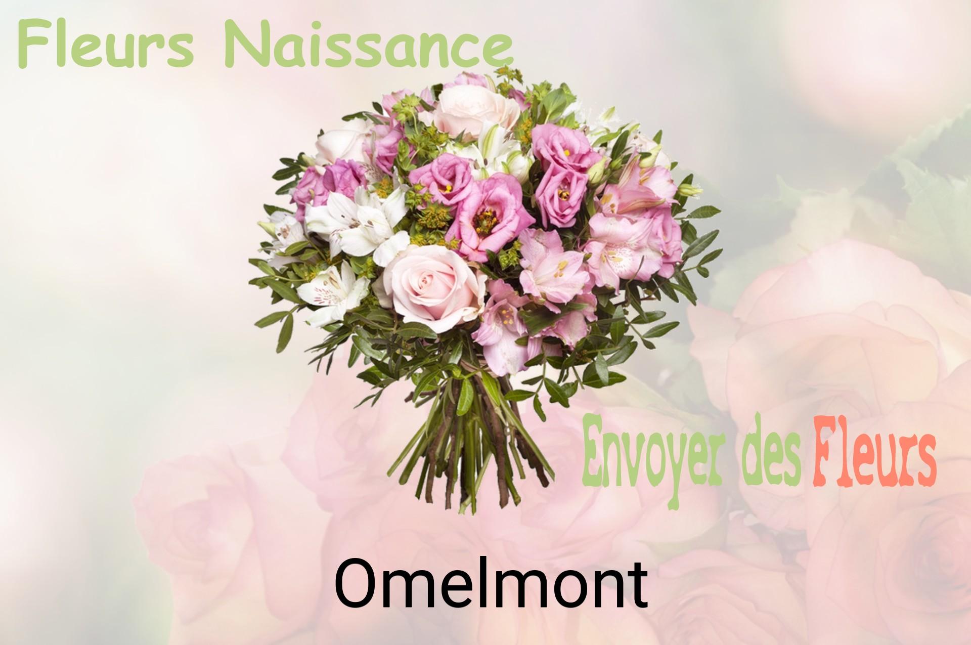 Bouquet de fleurs de naissance livré à Omelmont